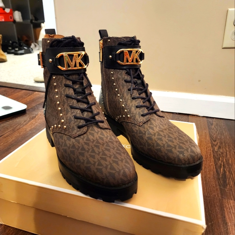 Michael Kors Kincaid Lace-up Booties